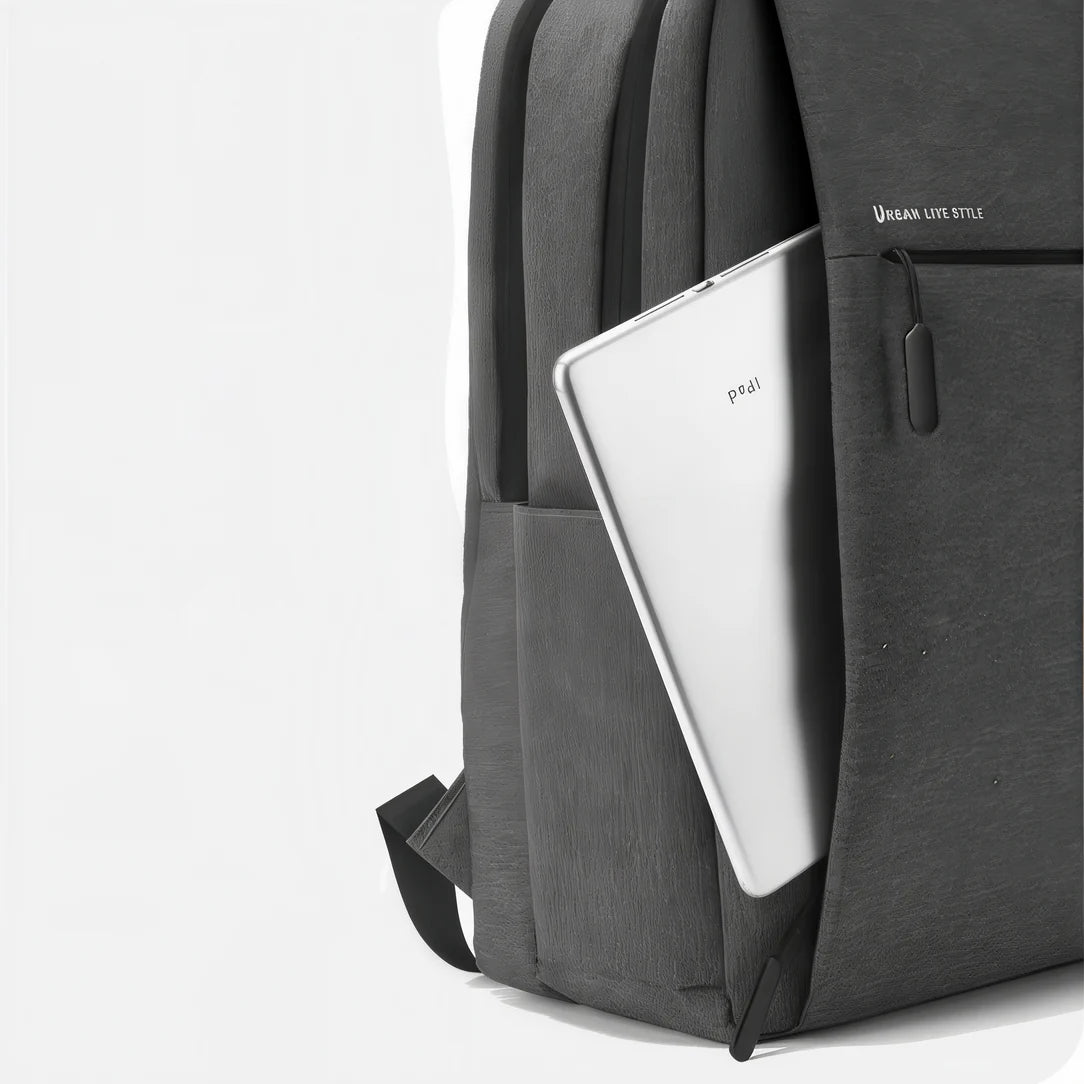 Sac à dos étudiant ordinateur Logedia One avec tablette gris pour ordinateur logedia