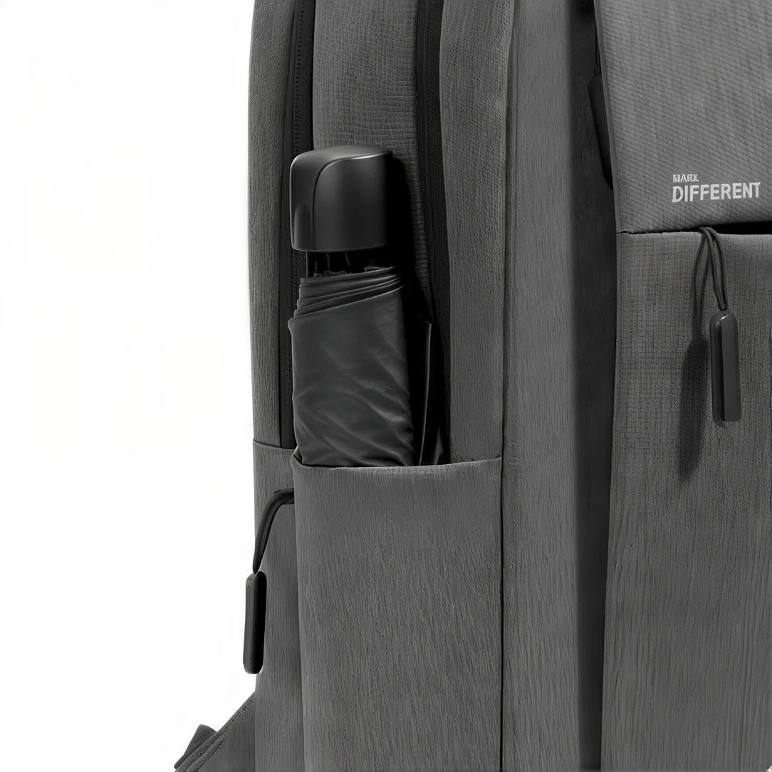 Sac à dos étudiant ordinateur Logedia One avec parapluie gris pour ordinateur logedia