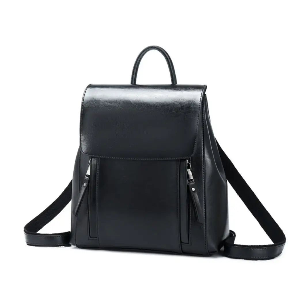 Sac à dos femme cuir chic en similicuir premium Vittorio, style élégance cuir chic