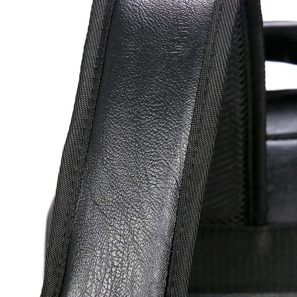 Sangle de sac à dos homme en similicuir noir Ebonor