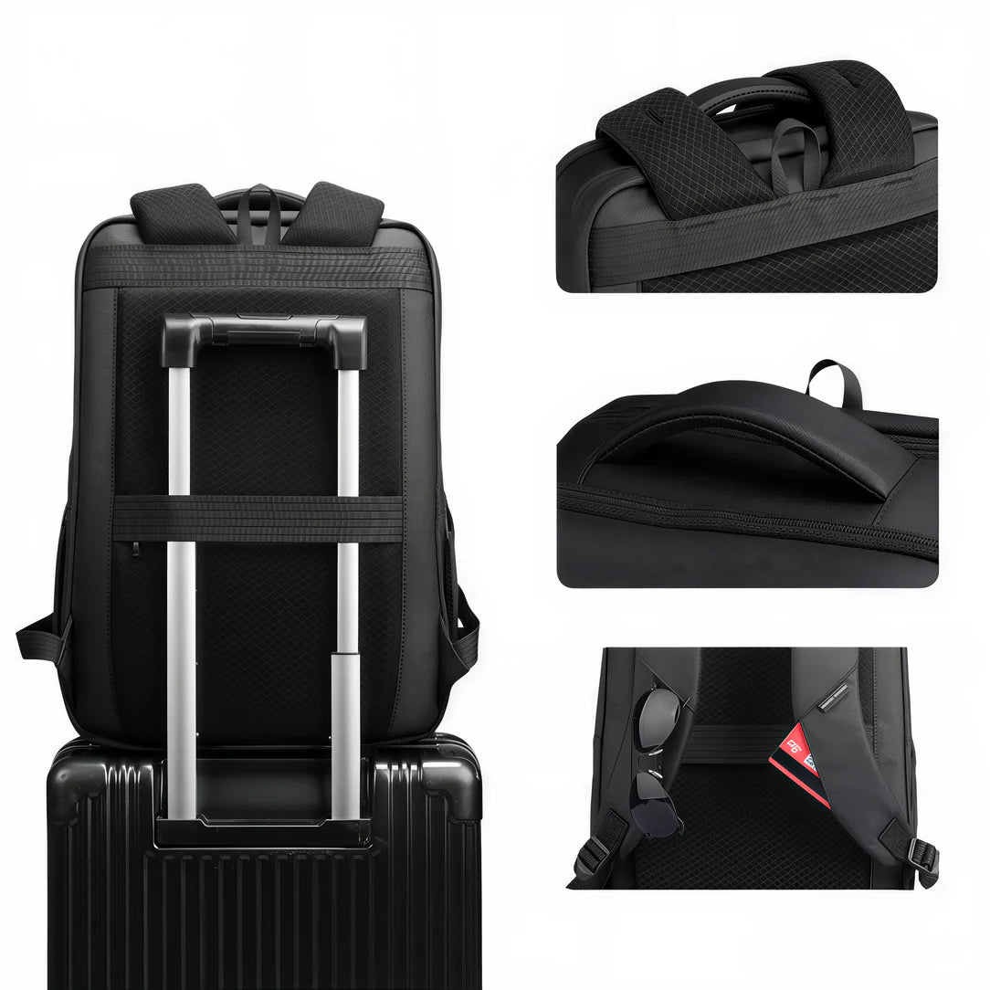 Sac à dos homme travail ordinateur Tenör X avec poignée pour bagage