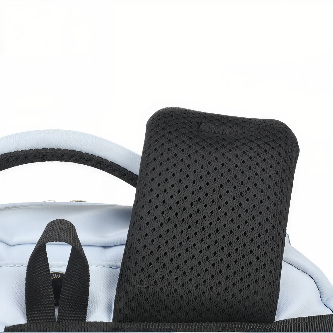Sac à dos femme Partiva X avec nombreuses poches et rembourrage en maille noire