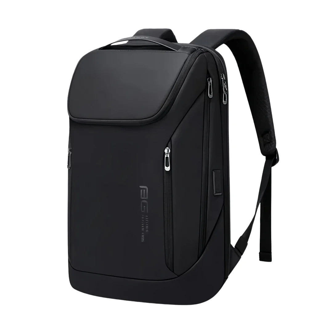 Sac à dos noir pour ordinateur portable.