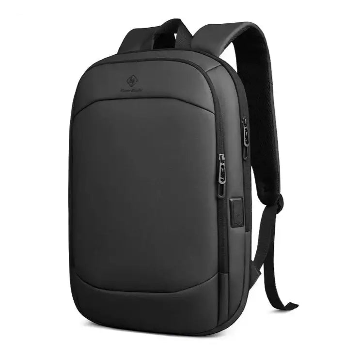 Sac à dos ordinateur 17 pouces femme avec finition noire et bretelles rembourrées