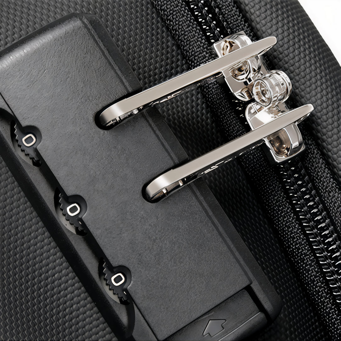 Cadenas TSA antivol Wiersaam sur le sac à dos ordinateur 18 pouces avec fermeture zippée