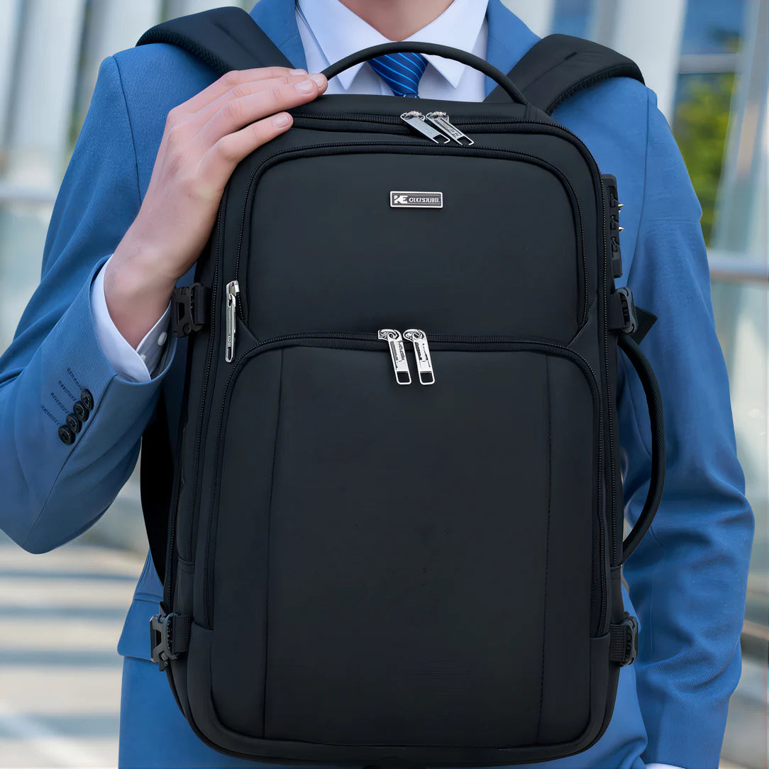 Sac à dos ordinateur 18 pouces antivol Wiersaam avec cadenas TSA pour sécurité