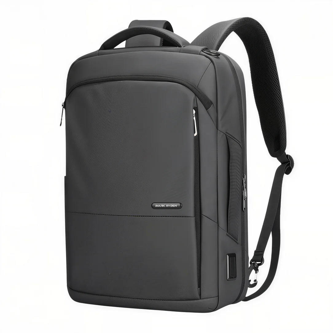 Sac à dos ordinateur de travail Rydetrack I avec port USB et bandoulière rembourrée