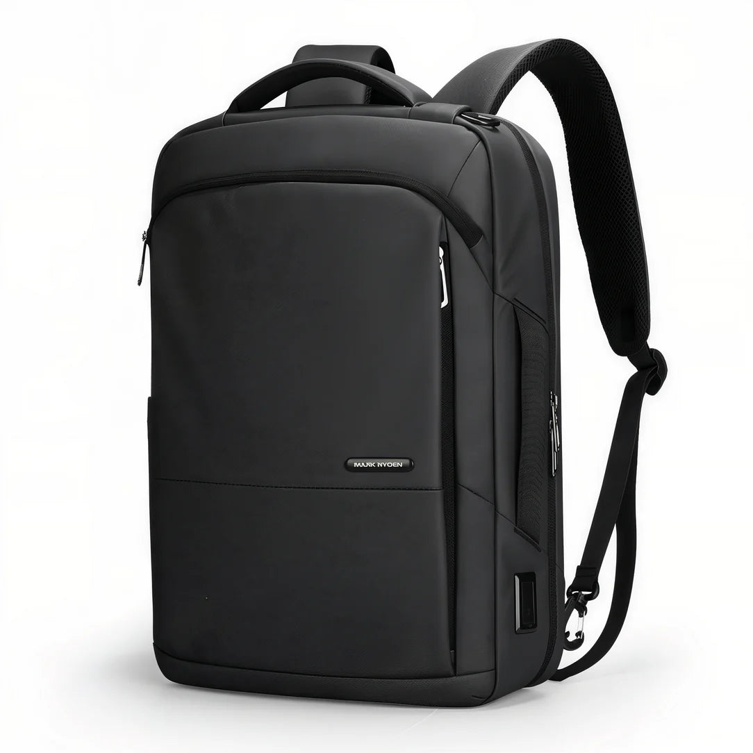 Sac à dos ordinateur de travail Rydetrack I noir avec port USB moderne pour travail