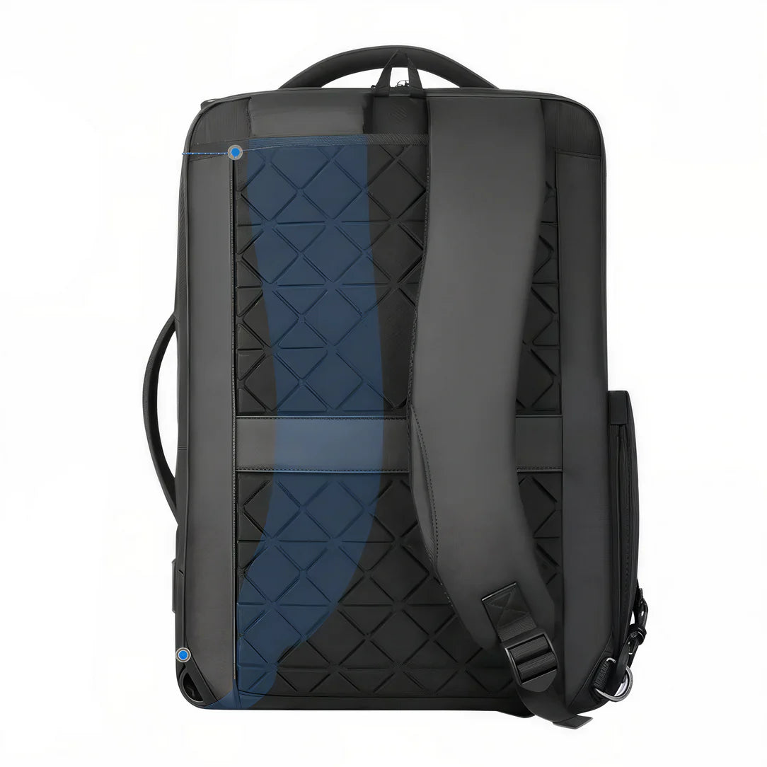 Sac à dos ordinateur de travail Rydetrack I avec panneau arrière géométrique et port USB