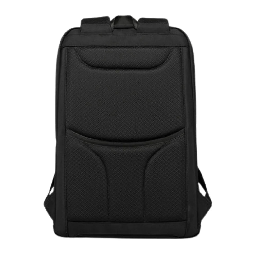 Sac à dos noir rembourré.