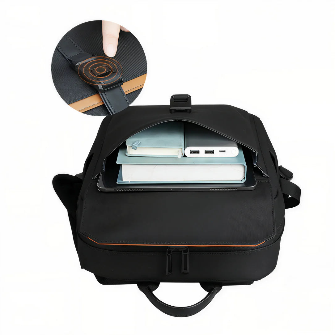 Sac à dos ordinateur noir black edition avec livres et électroniques pour ordinateur noir black