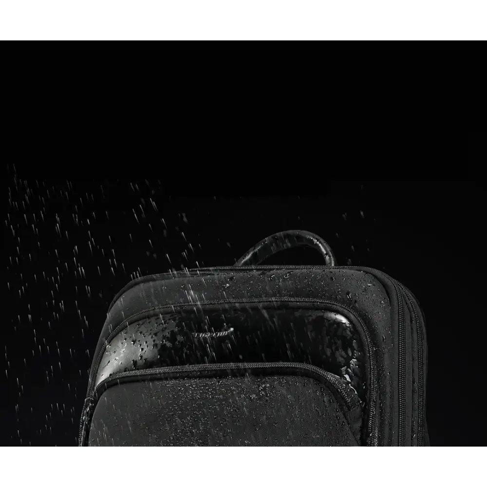 Sac à dos ordinateur professionnel waterproof noir pour un usage quotidien