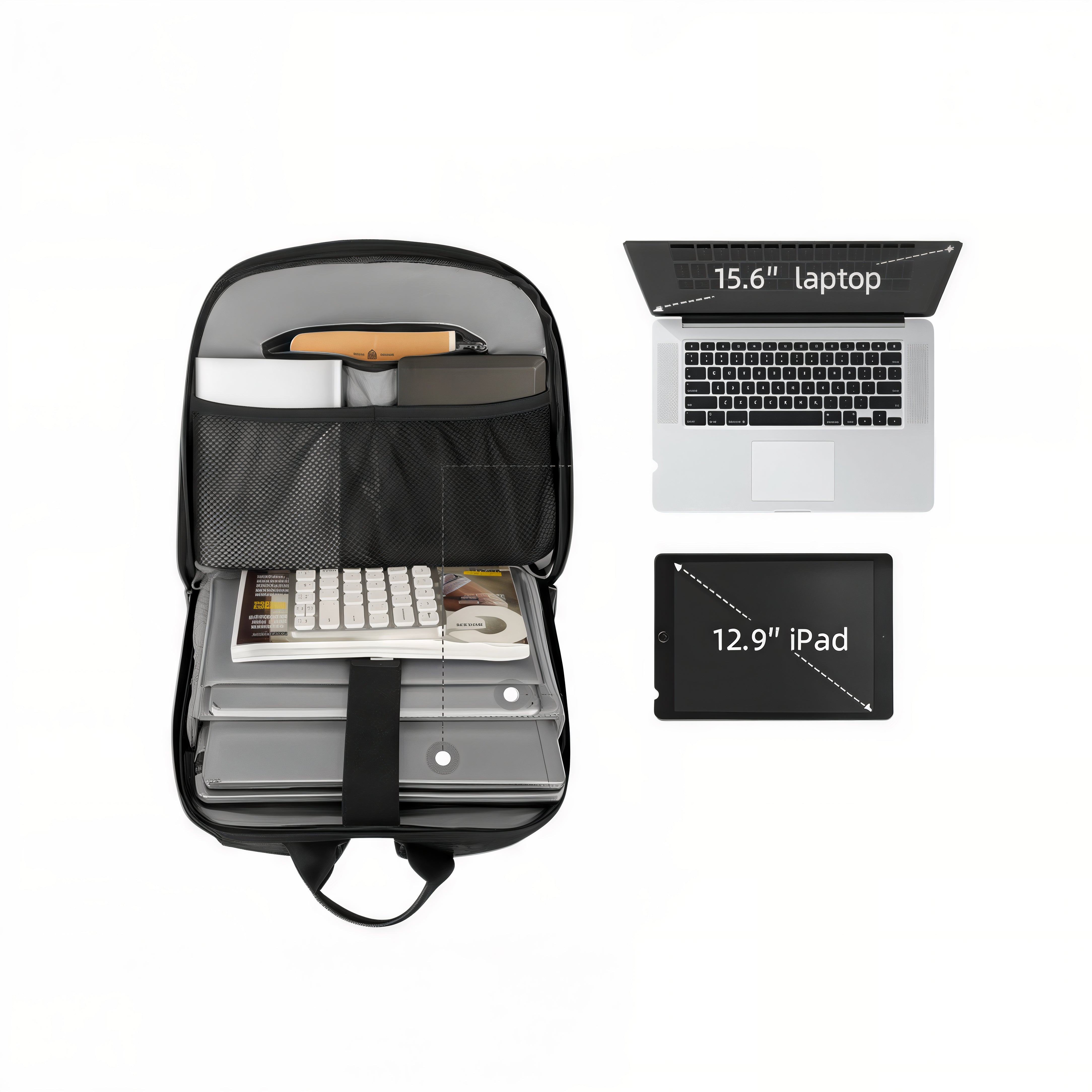 Sac à dos ordinateur ultra compact Minéa One avec poche pour ordinateur ultra et tablette