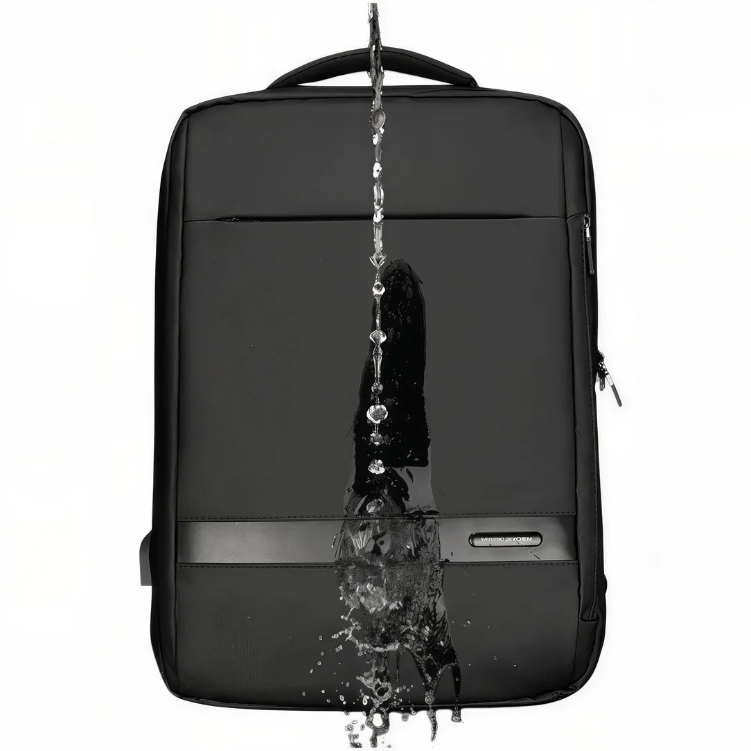 Sac à dos pc 15 pouces femme waterproof noir, parfait pour femmes actives