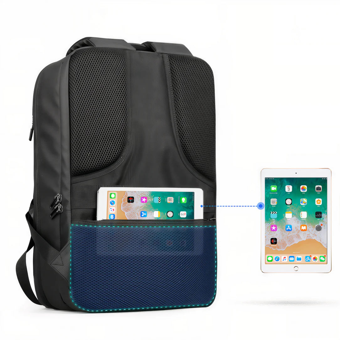 Sac à dos PC 15 pouces femme avec poche pour tablette, élégant et pratique