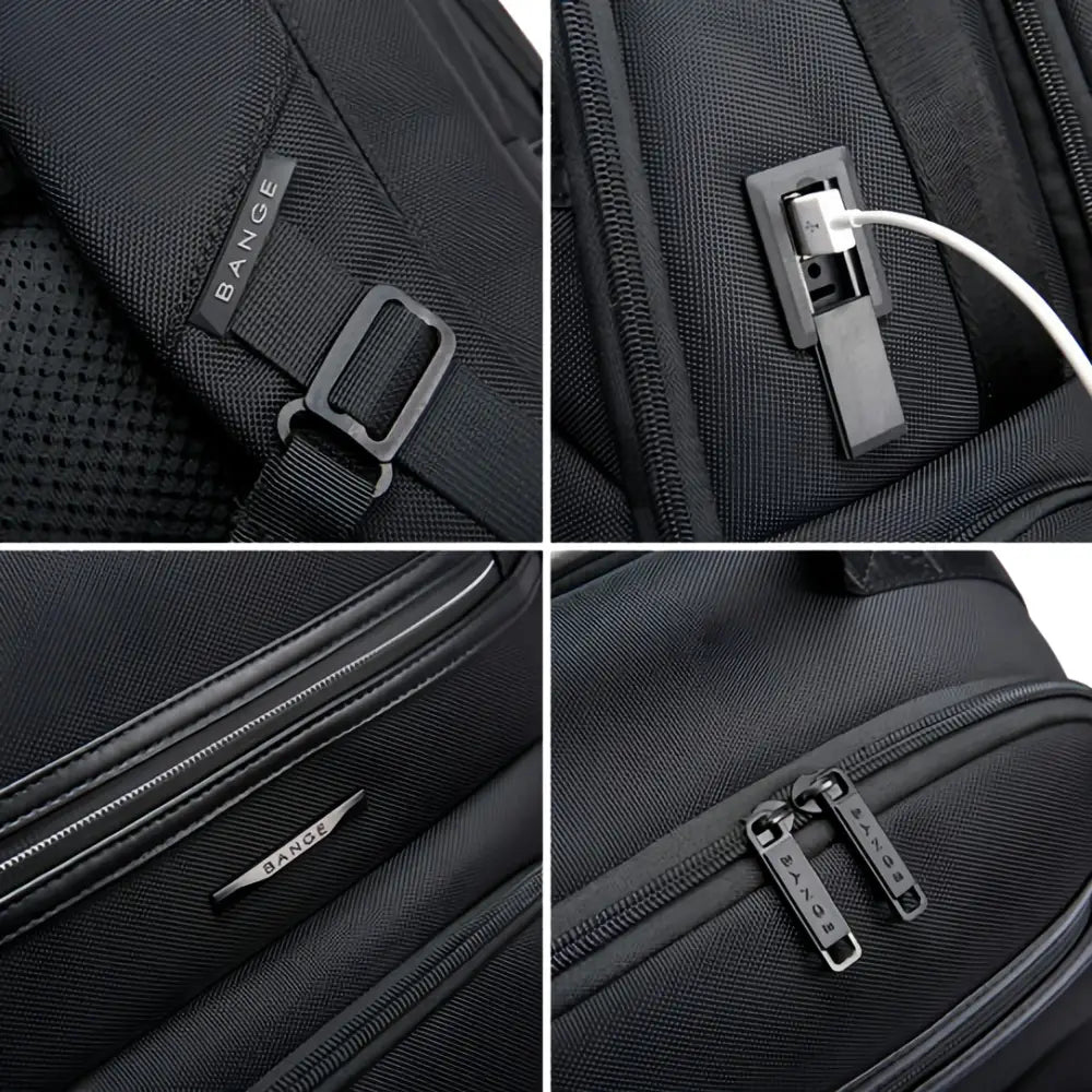 Sac à dos noir.