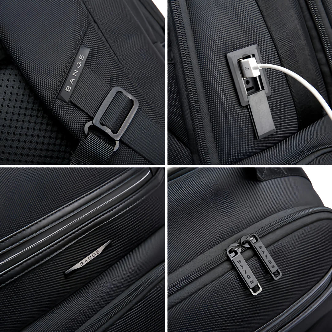 Sac à dos noir.