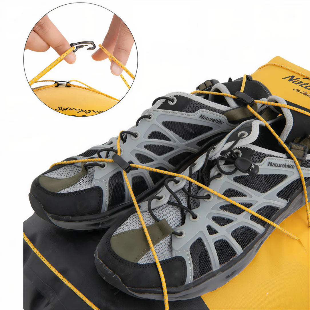 Chaussures outdoor Naturehike avec lacets jaunes et technologie IPX6 TPU pour la randonnée