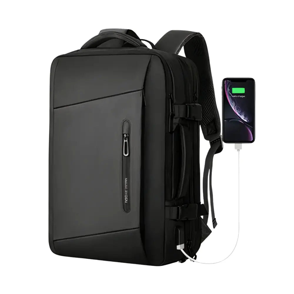 Sac à dos voyage ordinateur TechTrek doté d’un compartiment pour charger le téléphone