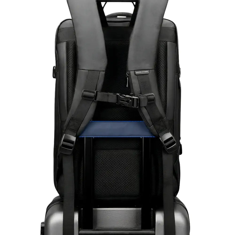 Sac à dos voyage ordinateur doté d’un système de fixation pour bagages TechTrek