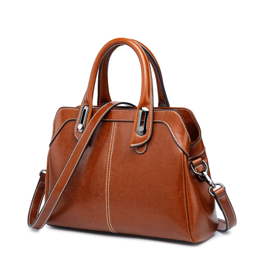 Sac à main femme en cuir premium Elénor avec bandoulière, style élégant et durable