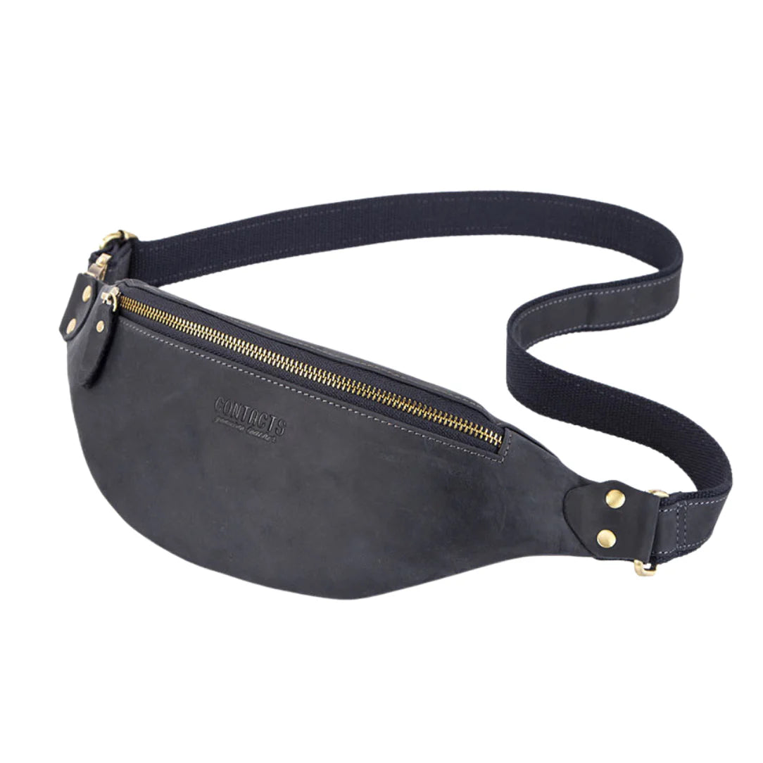 Sac banane cuir homme luxe - contact’s