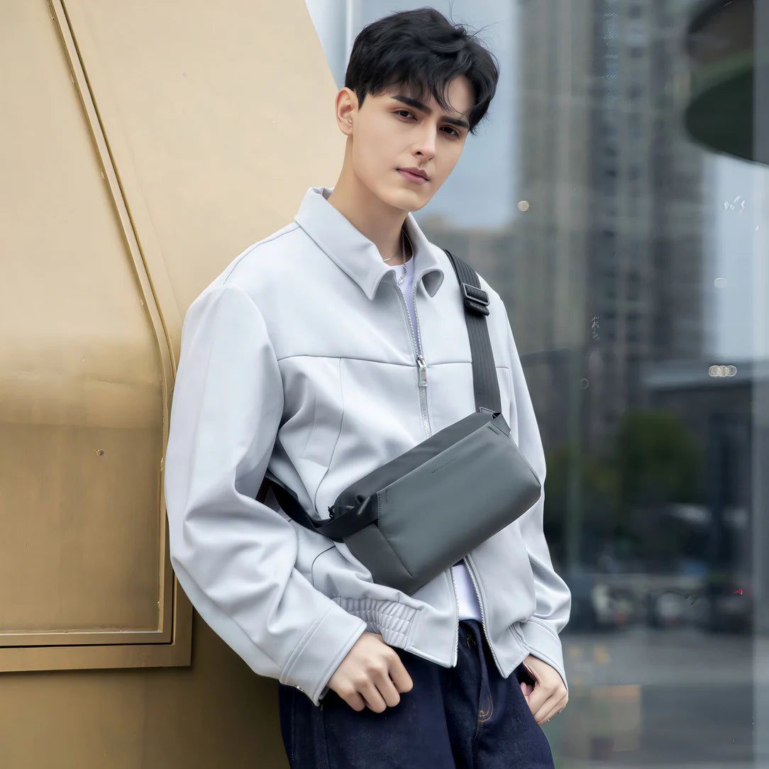 Sac banane étanche gris, pratique et tendance pour vos sorties quotidiennes