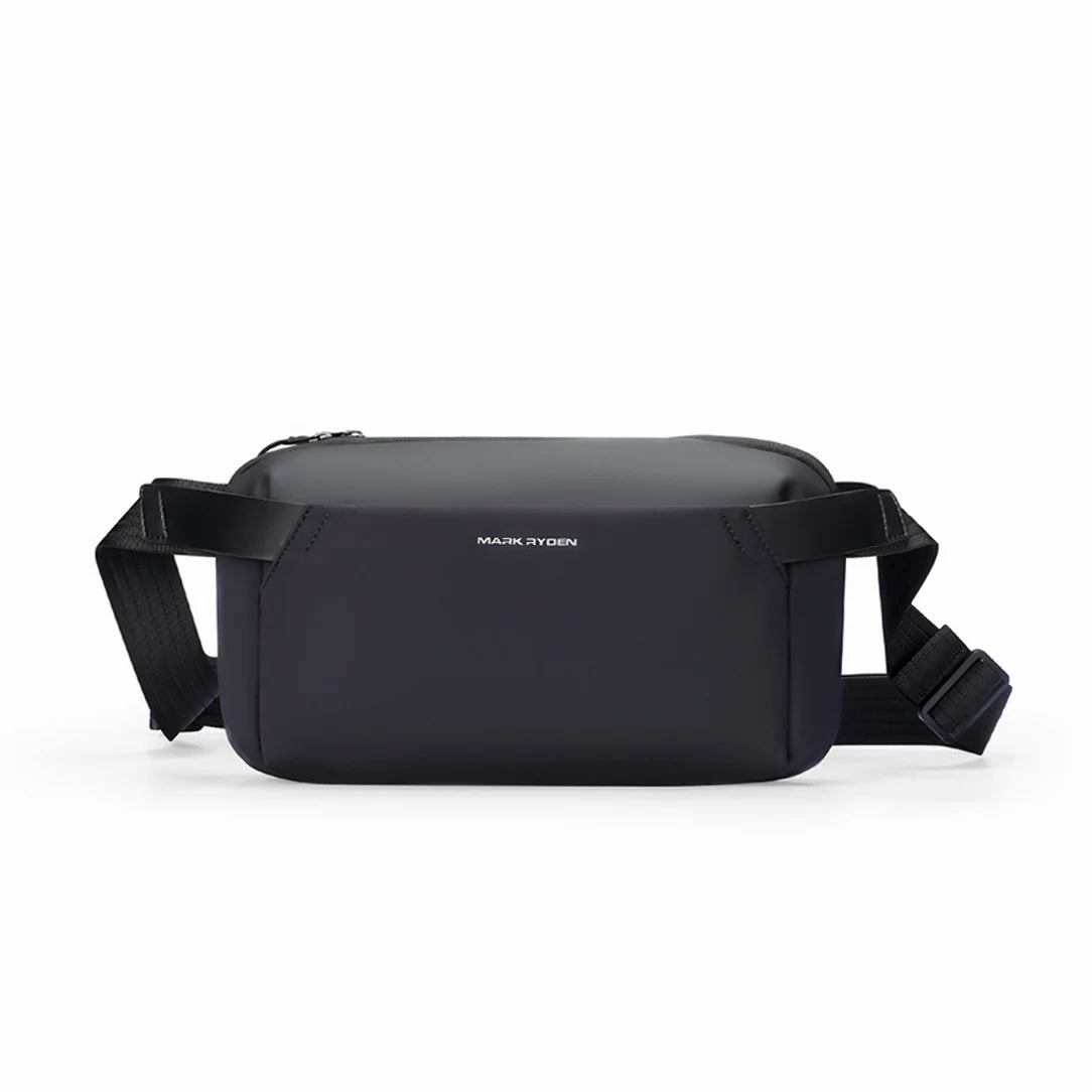 Sac banane étanche noire pour homme et femme, idéal pour toutes vos activités