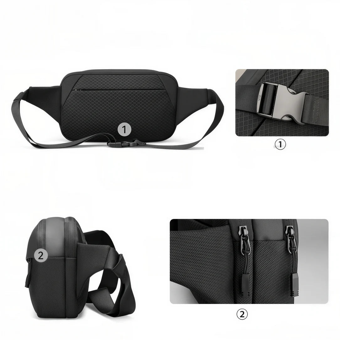 Sac banane moderne Apogée avec ceinture ajustable, parfait pour un style tendance