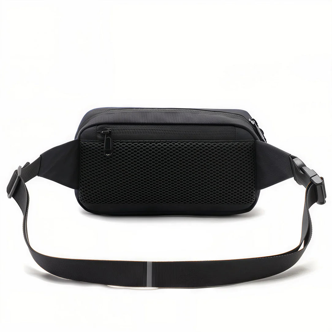 Sac banane noir Black Edition Tinyat, accessoire tendance et pratique pour votre look