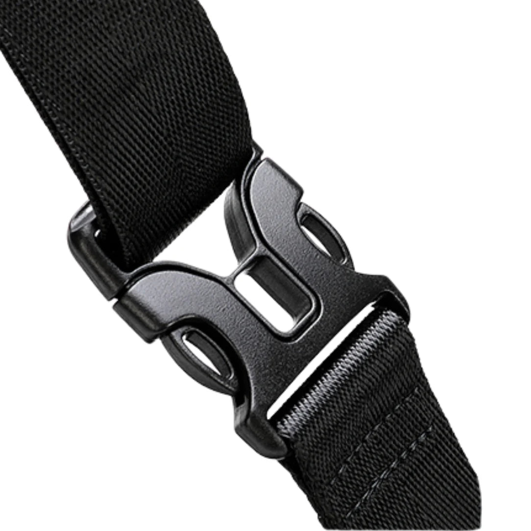 Buckle en plastique noir avec sangle en nylon de Sac banane sport Orion