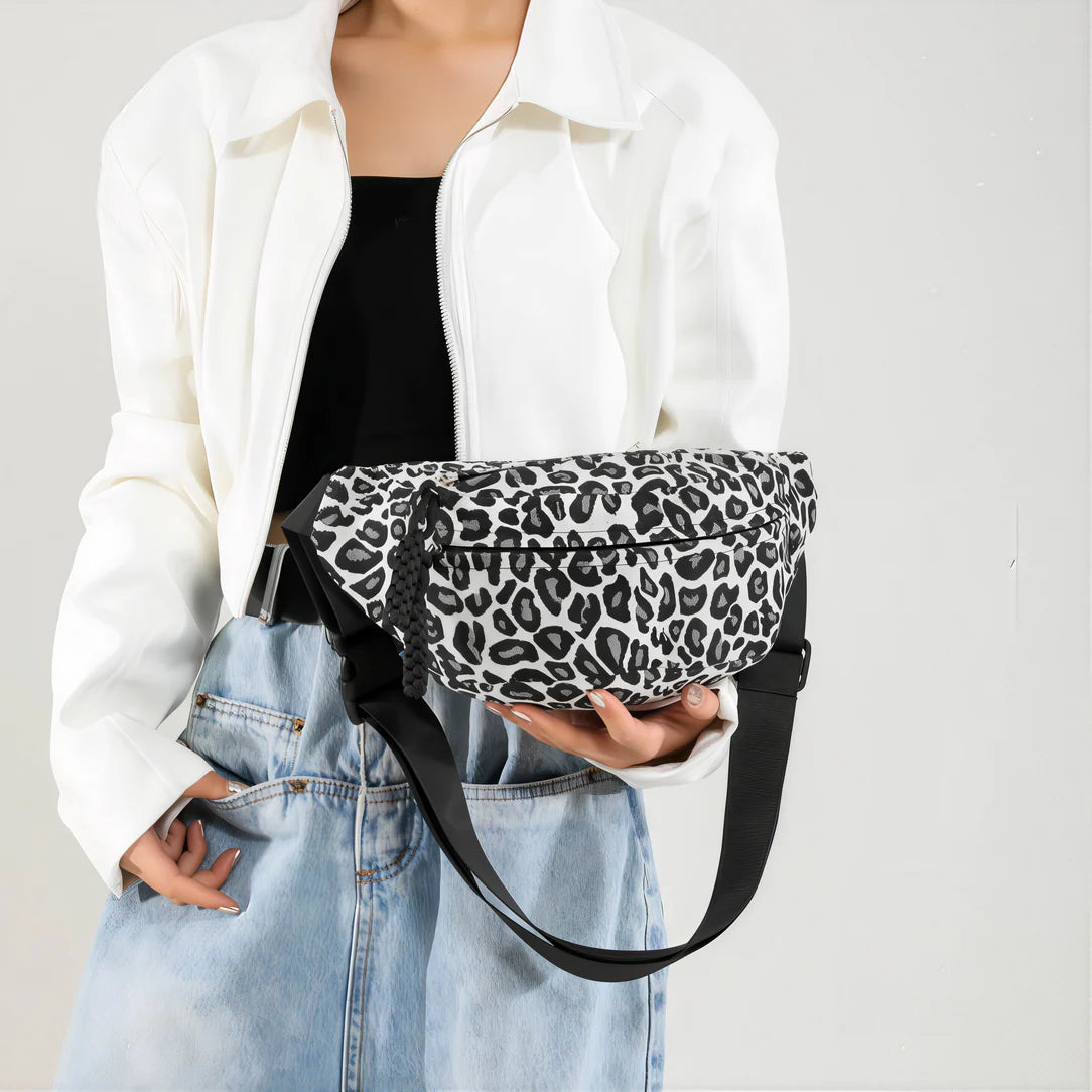 Sac banane XL léopard avec motif tacheté pour un style tendance et pratique
