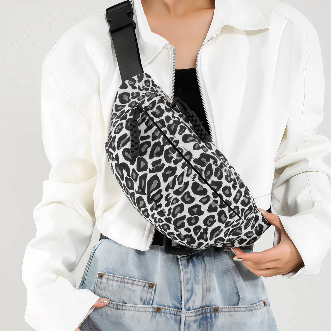 Sac banane xl léopard en imprimé animal pour un style tendance et pratique