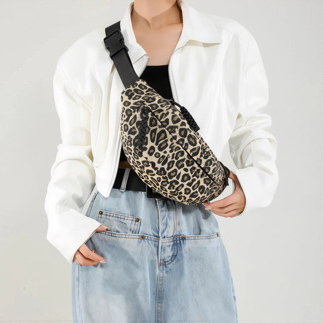 Sac banane xl léopard en imprimé léopard pour un style tendance et pratique