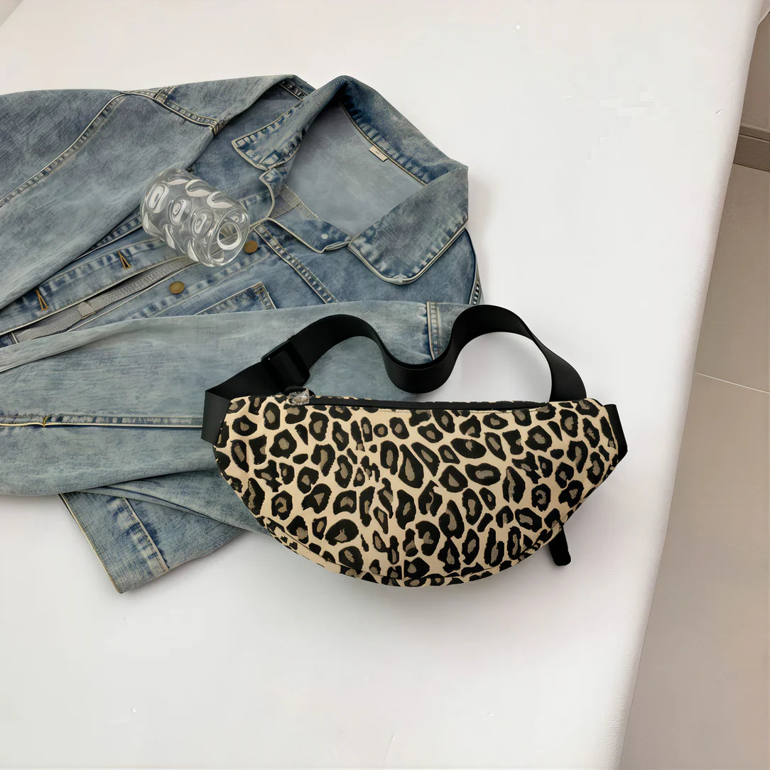 Sac banane XL léopard en imprimé léopard pour un look tendance et pratique