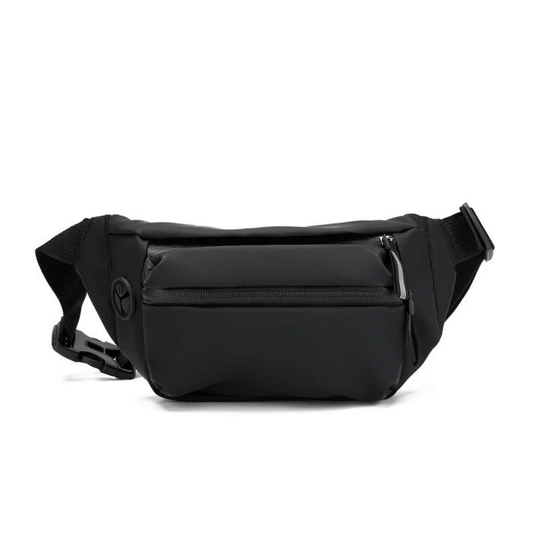 Sac bandoulière banane Swift en nylon noir pour femme et homme