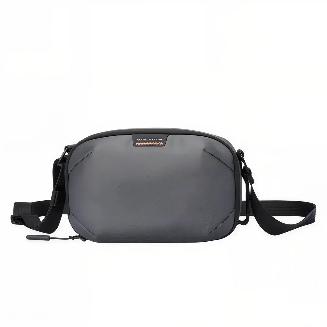 Sac à bandoulière en tissu gris avec design moderne pour Stilmark Tesra