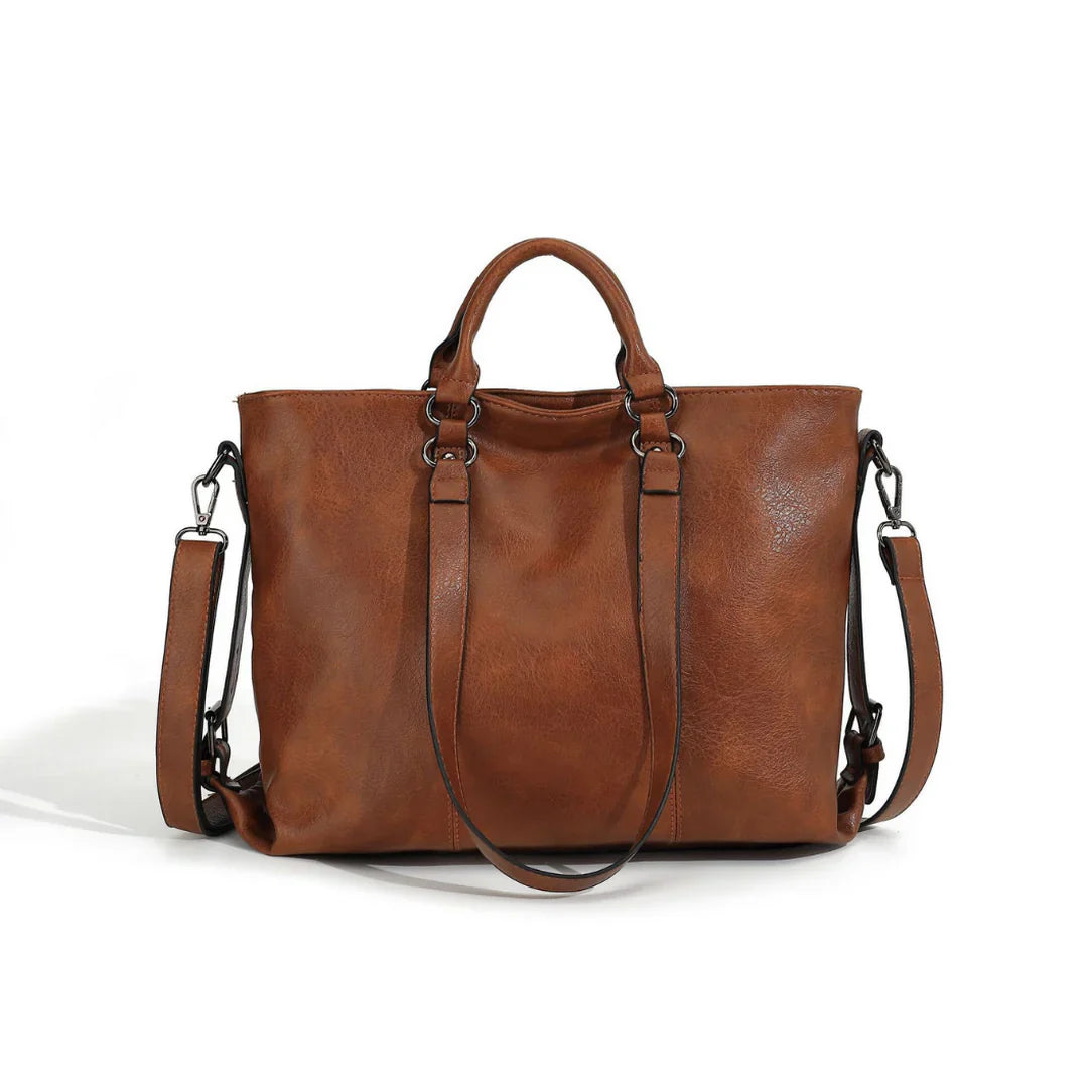 Sac cabas en simili cuir volantis, sac cabas tendance en simili cuir pour femme
