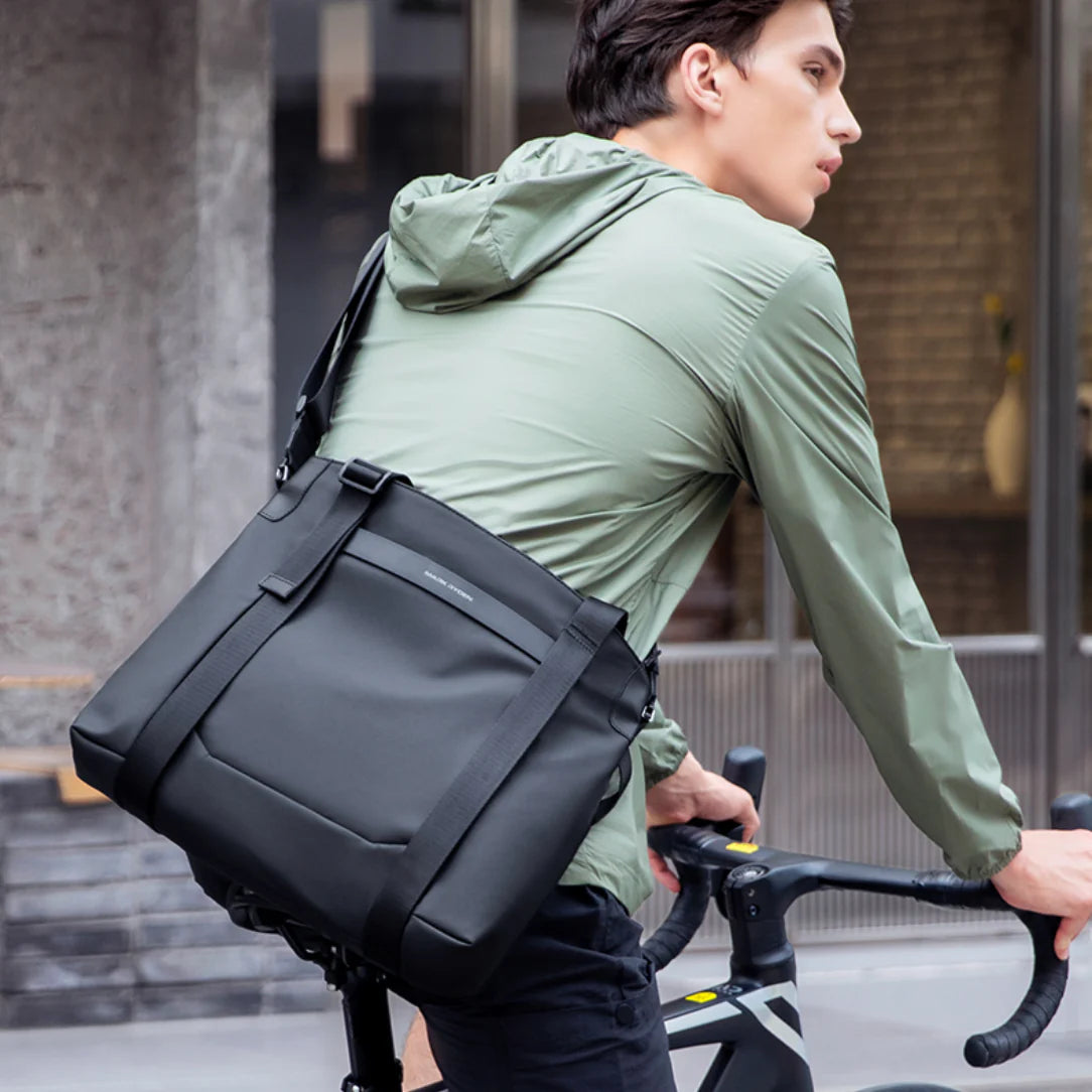 Sac de cours homme Gradus, sacoche noire pour homme Gradus, style et fonctionnalité