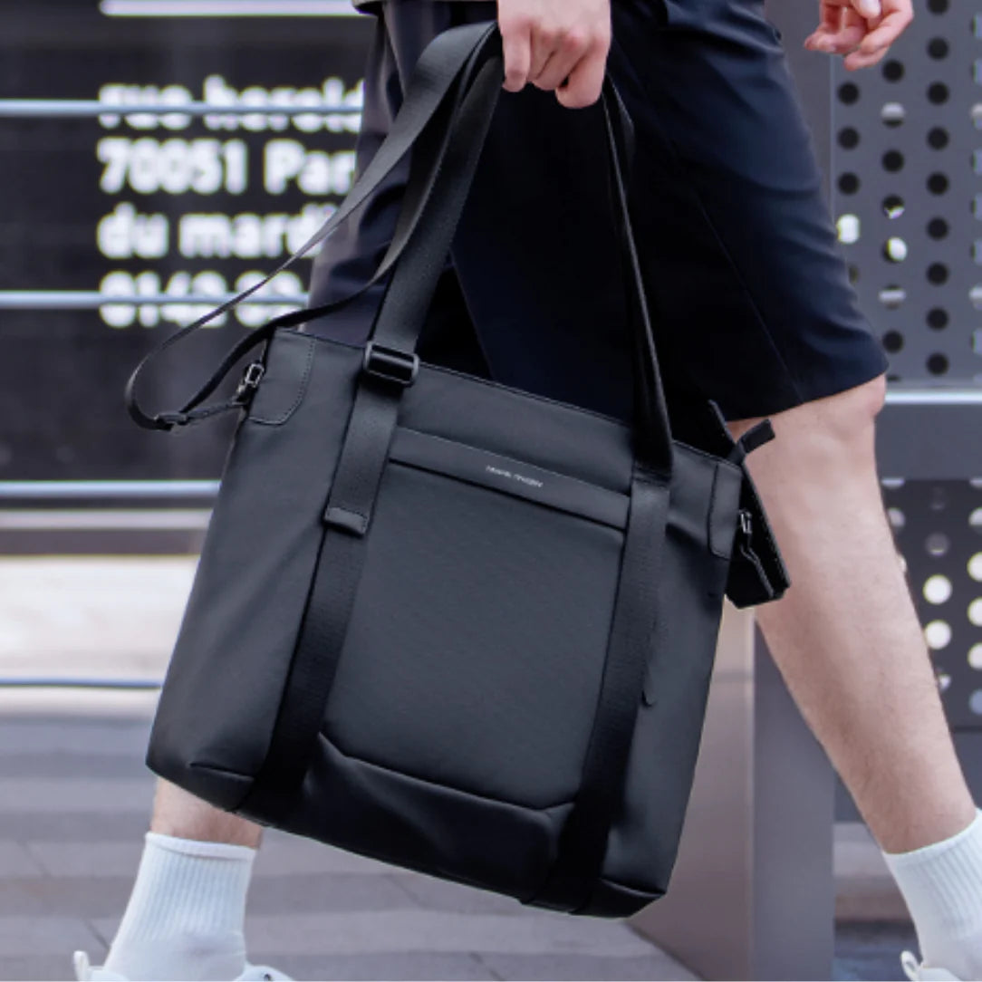 Sac de cours homme Gradus, sac noir avec bandoulière pour homme Gradus