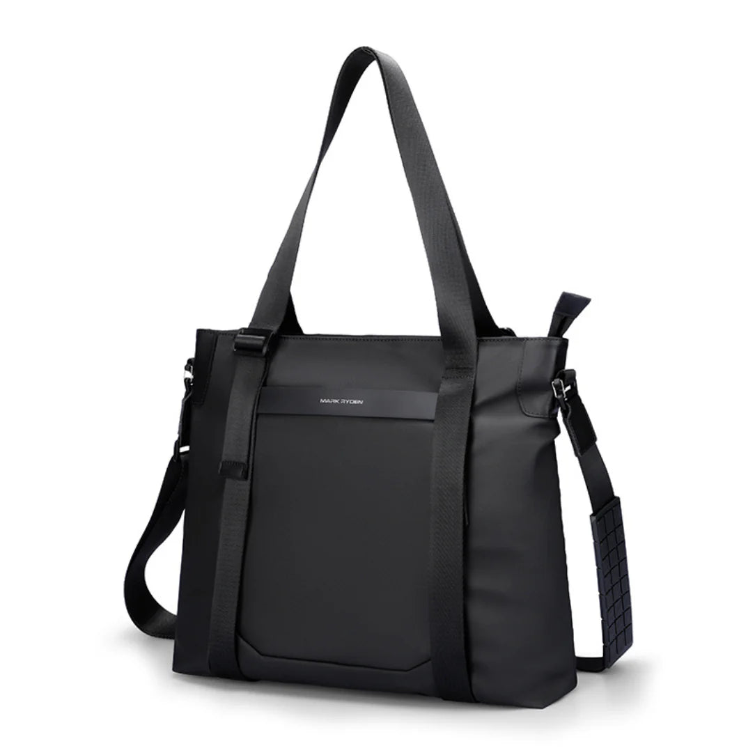 Sac de cours homme Gradus, sacoche tote noire avec bandoulière pour homme gradus