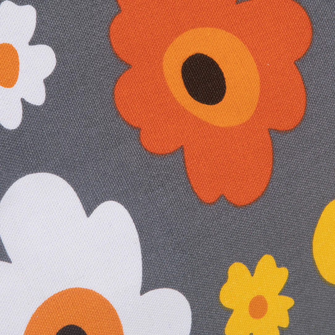 Sac de plage motif fleurs avec design rétro floral pattern pour un look vintage