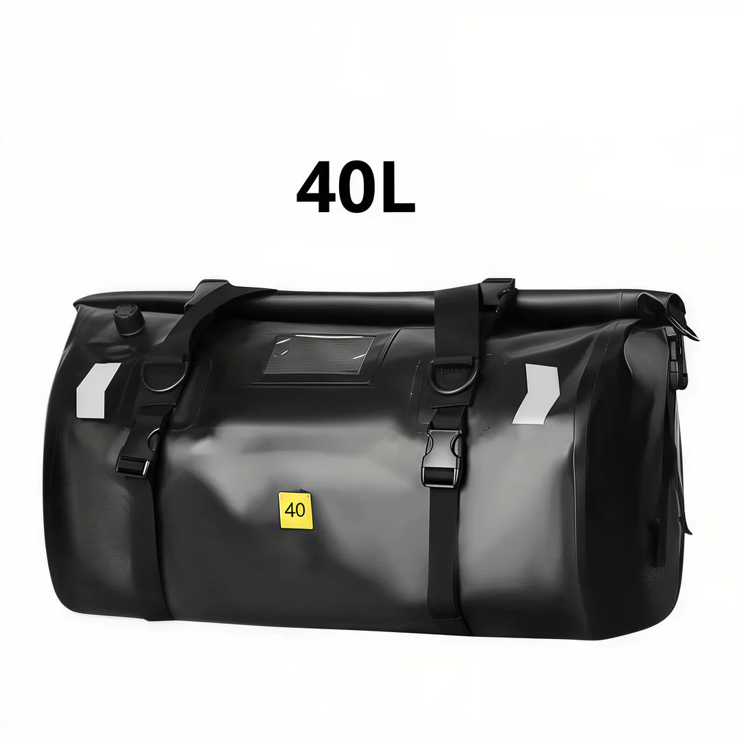 Sac de selle moto étanche noir idéal pour selle moto | MotoWolf