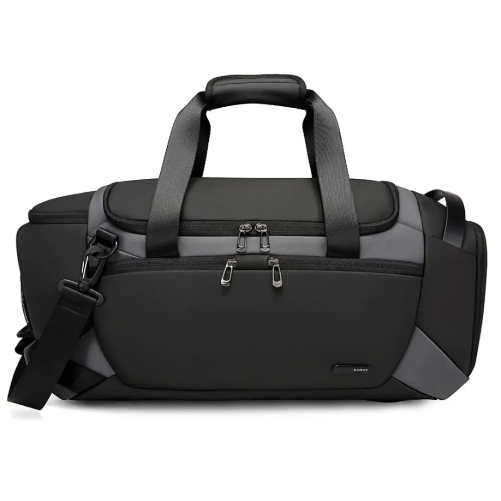 Sac de sport noir et gris.