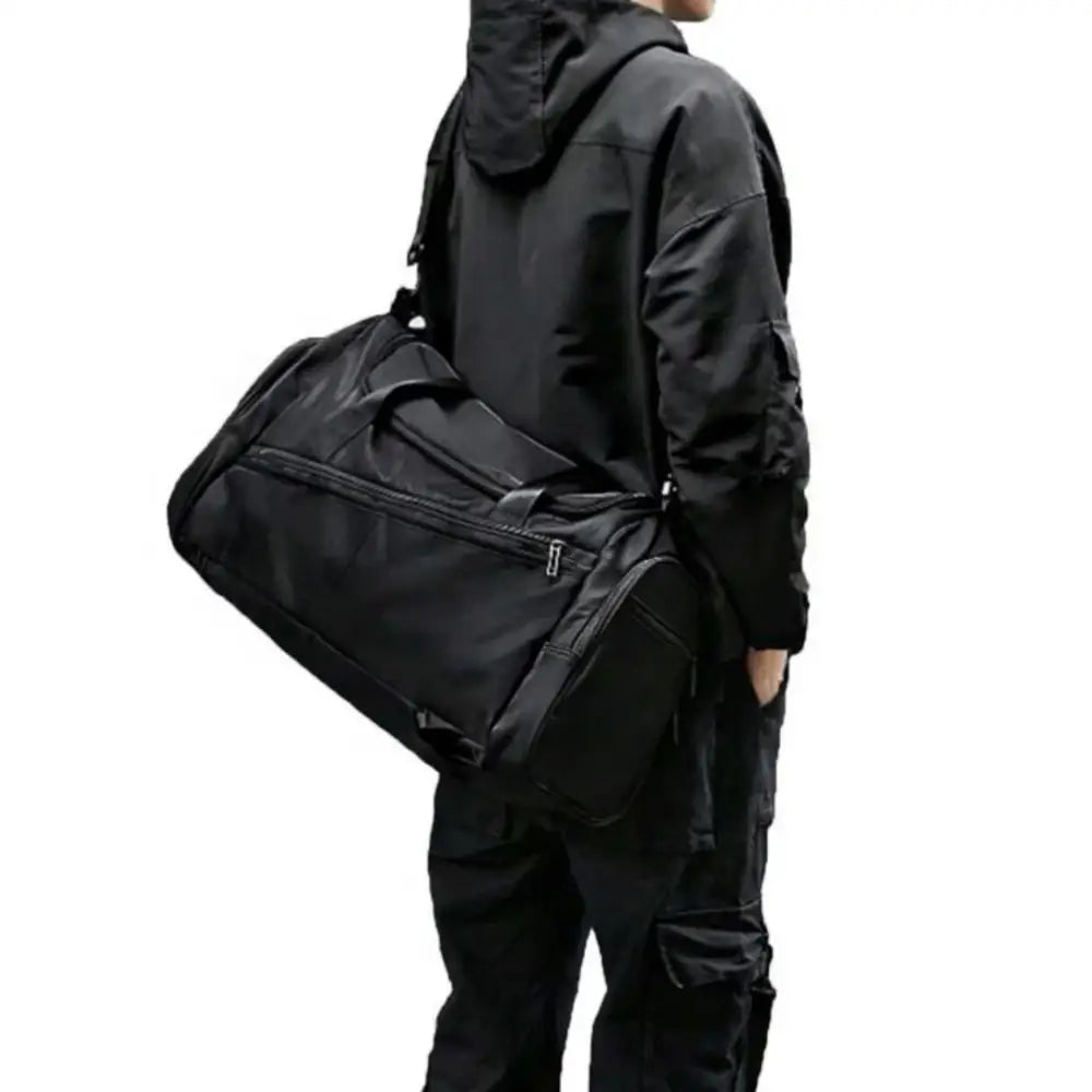 Sac de voyage XXL Cargo avec un sac de voyage noir, parfait pour voyage XXL