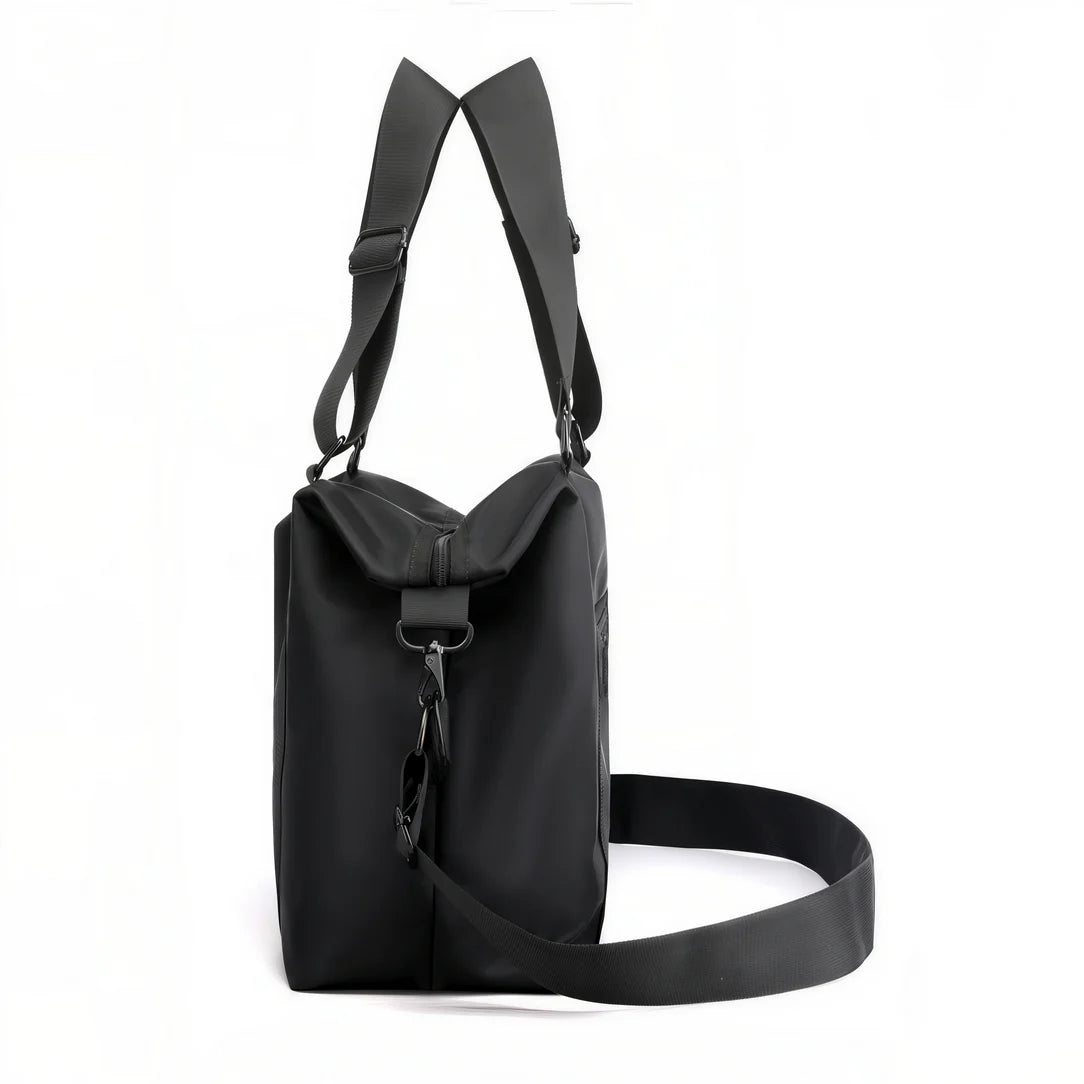 Sac femme nylon Nolka avec anses larges et bandoulière amovible