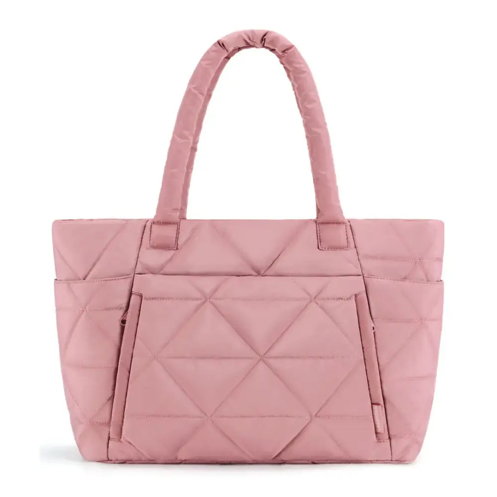 Sac fourre tout chic Classroomy avec rembourrage rose pour un style élégant