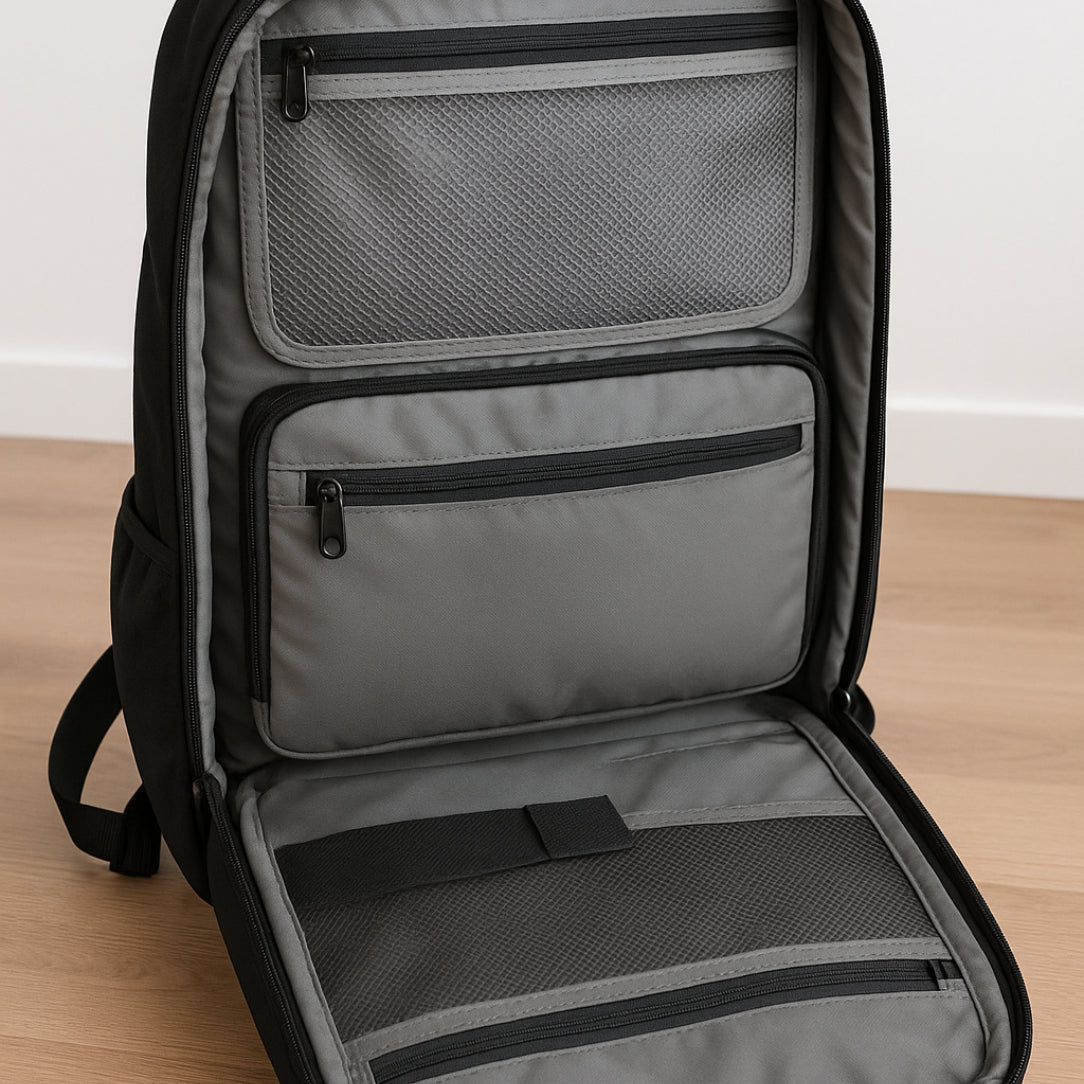sac à dos cabine compartimenté multipoches